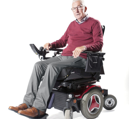 Klassieke rolstoelbroek - wol lichtgrijs