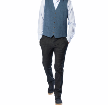 Broek met elastiek - donkere jeans