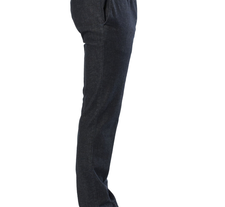Broek met elastiek - donkere jeans