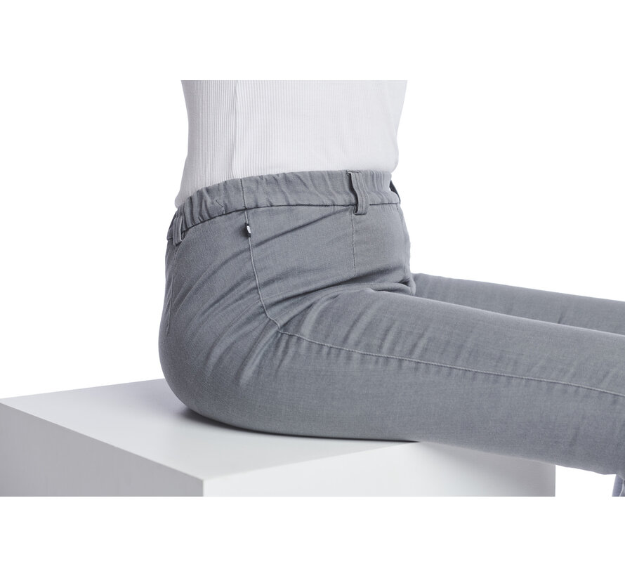 Rolstoelbroek op elastiek - grijze jeans