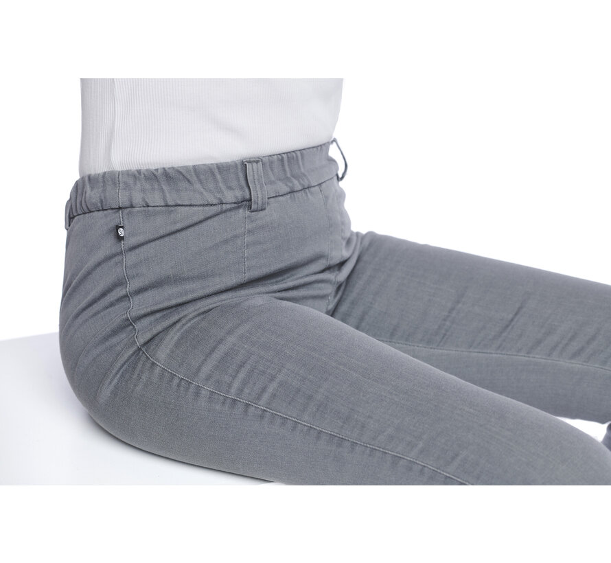 Rolstoelbroek op elastiek - grijze jeans