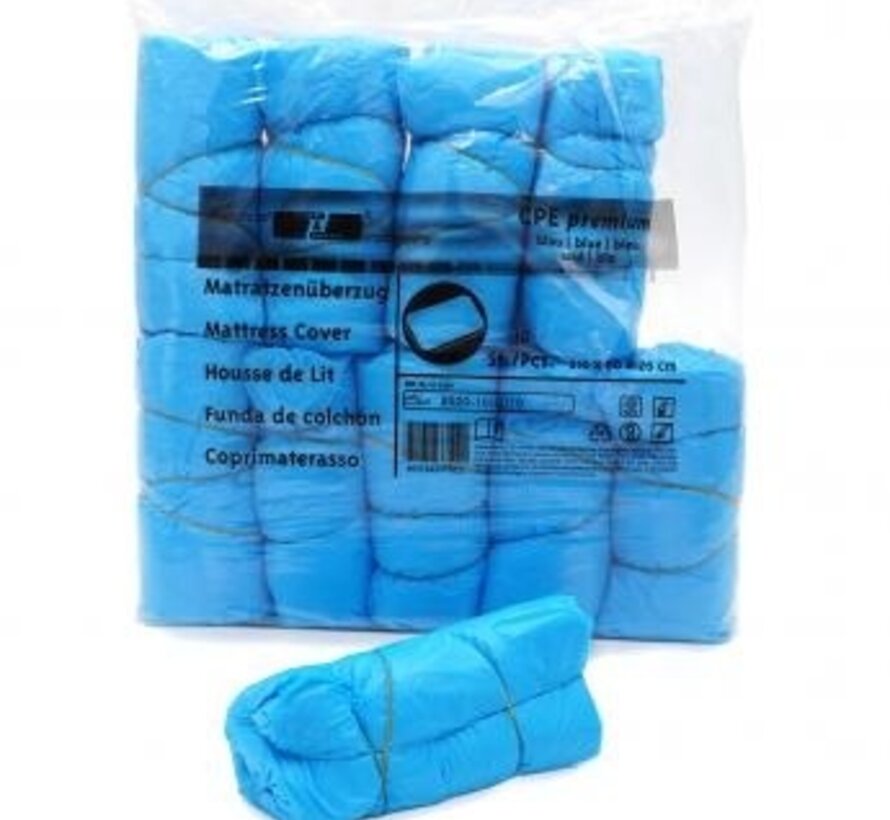 Matrashoezen, lichte PVC, met elastiek