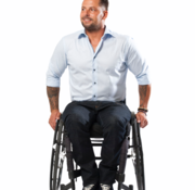 Sportieve rolstoelbroek - donkere jeans