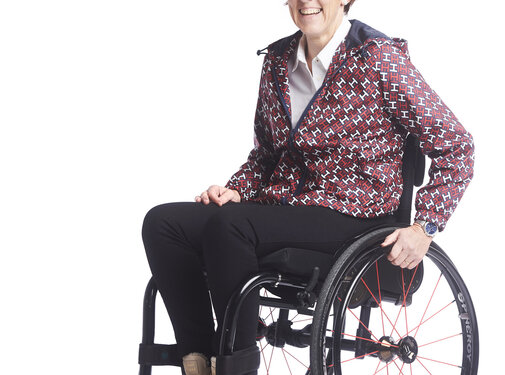 Rolstoelbroek op elastiek - zwarte jeans