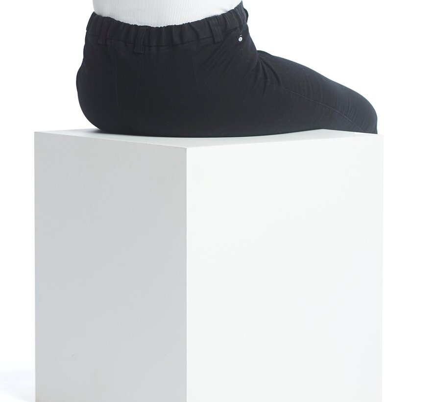 Rolstoelbroek op elastiek - zwarte jeans