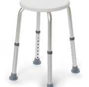 Douchekrukje, in de hoogte regelbaar, wit