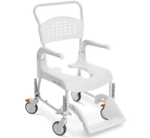 Etac Clean toilet- doucherolstoel, in hoogte verstelbaar