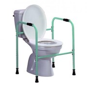 Toiletkader met regelbaar PVC handgrepen