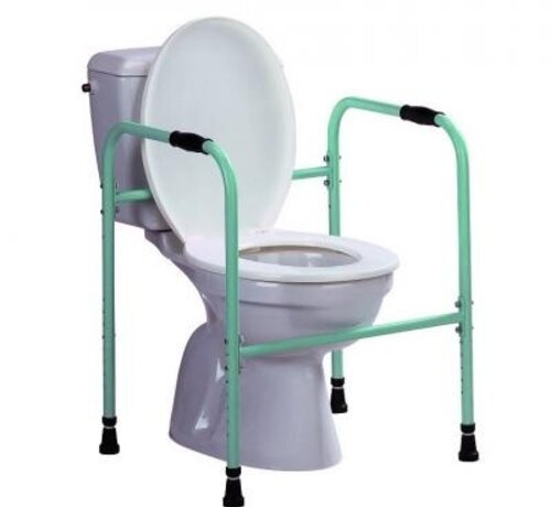Toiletkader met regelbaar PVC handgrepen