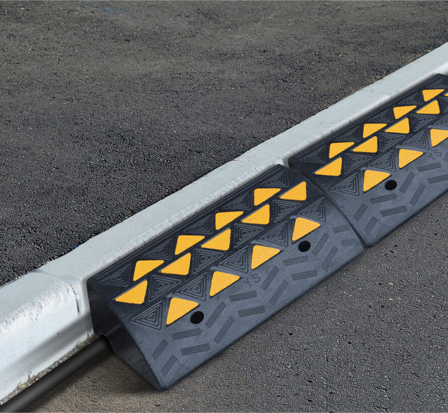 Rubberen drempelhulp 150 mm (per stuk)