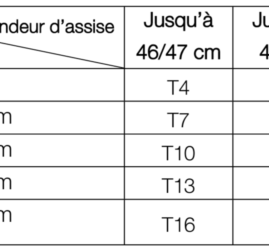 Verstelbare schelpzetel Elysee
