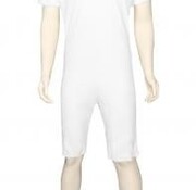 GCare verpleegpyjama korte mouwen en benen, wit