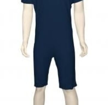 GCare verpleegpyjama korte mouwen en benen, marine blauw