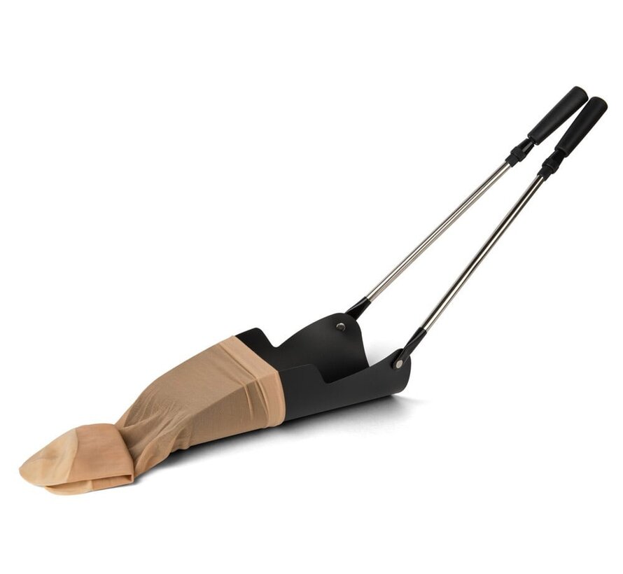 Kousenaantrekker met telescopische stangen