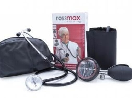 Bloeddrukmeter met lepel en stethoscoop - Rossmax