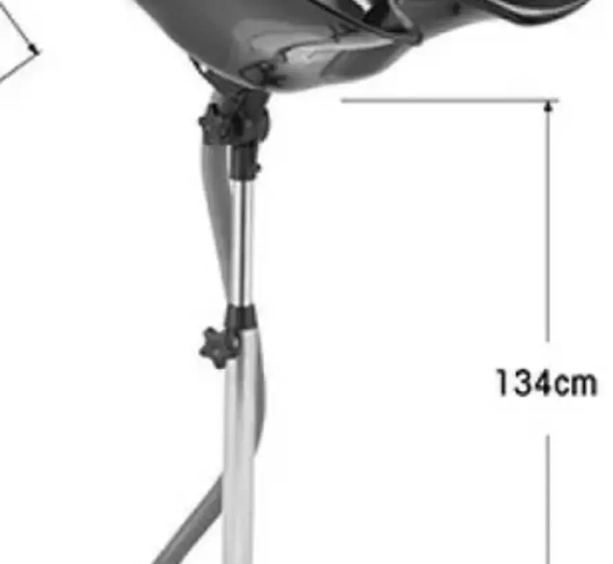 Wasbak voor kapper, kantelbak, zwart