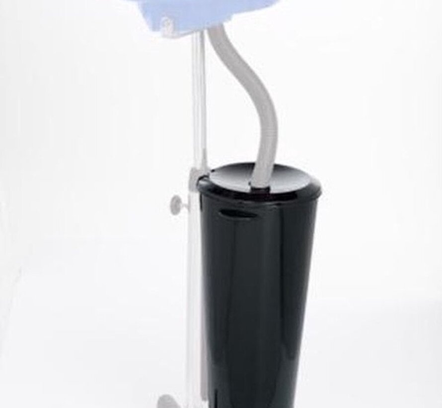 Wasbak voor kapper, kantelbak, zwart