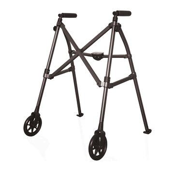 Opvouwbaar looprek op wielen