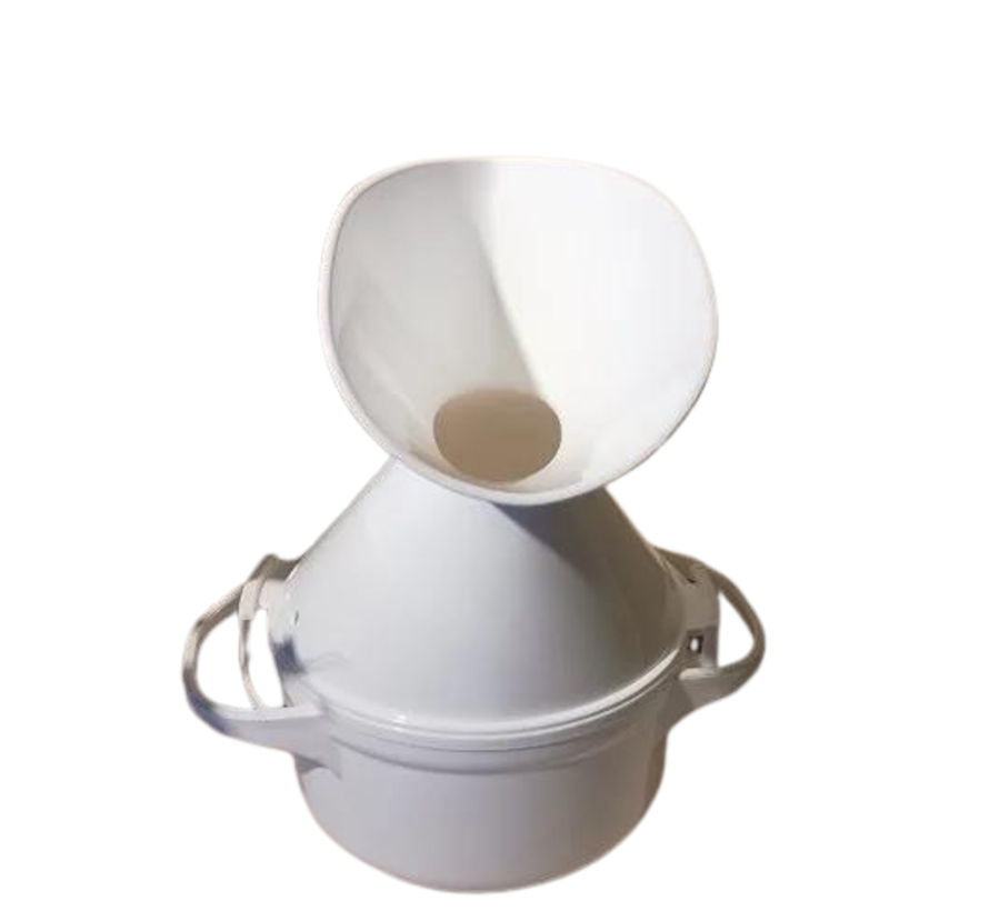 Inhalator plastiek wit