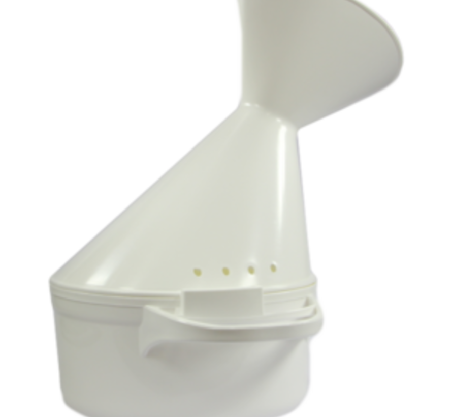 Inhalator plastiek wit