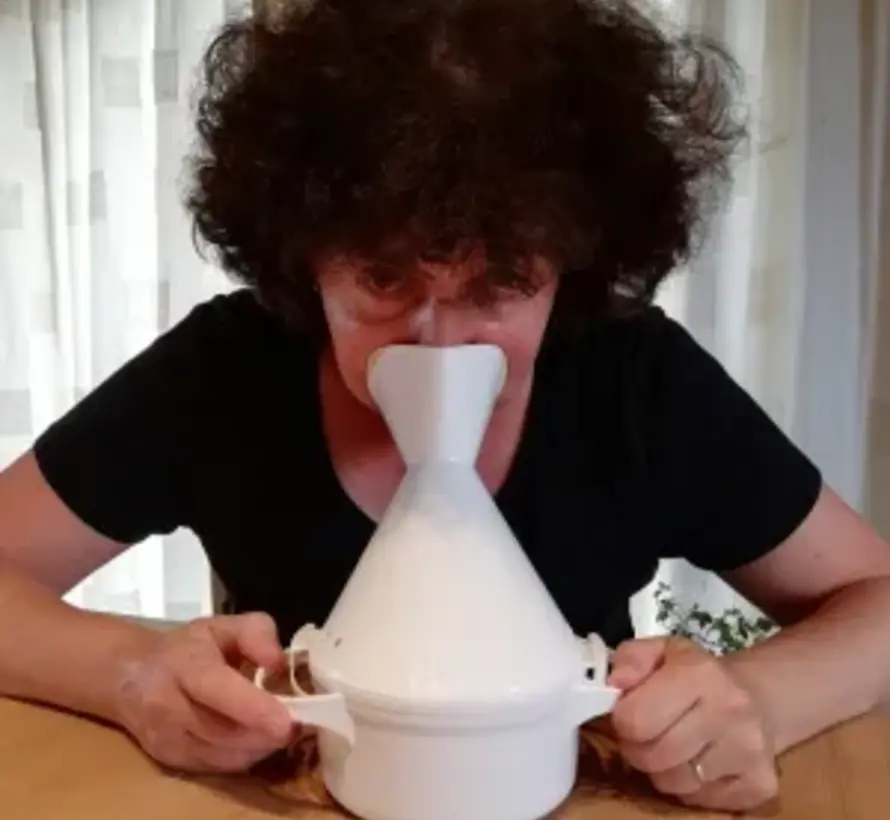 Inhalator plastiek wit