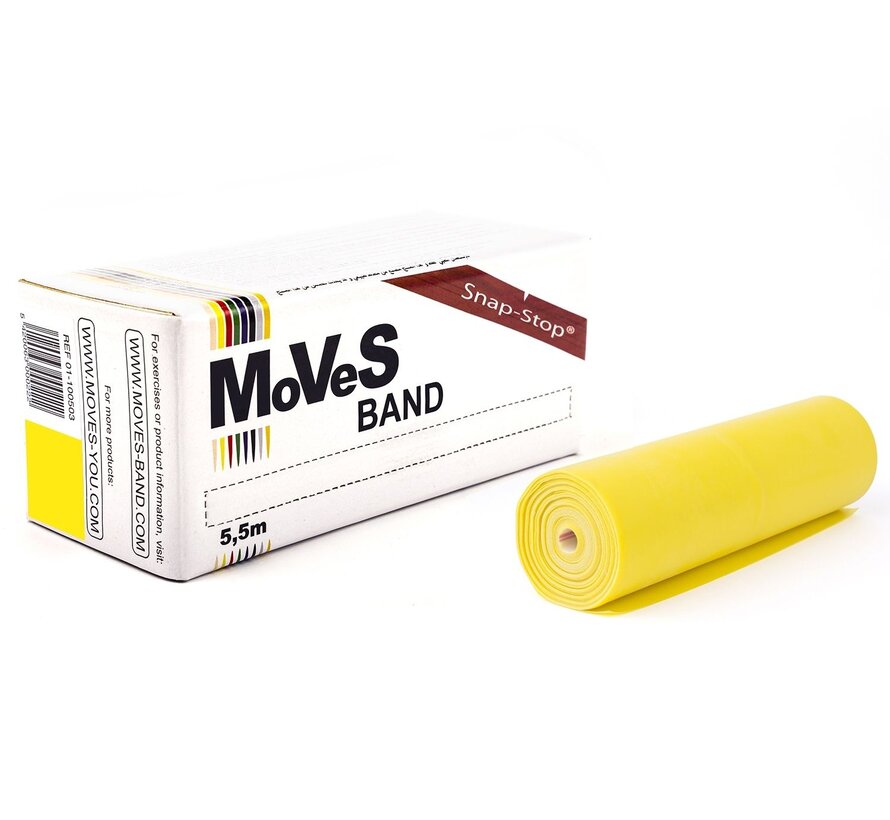 Elastische Therapieband latex 5,5 m - In 3 kleuren en 3 sterktes beschikbaar