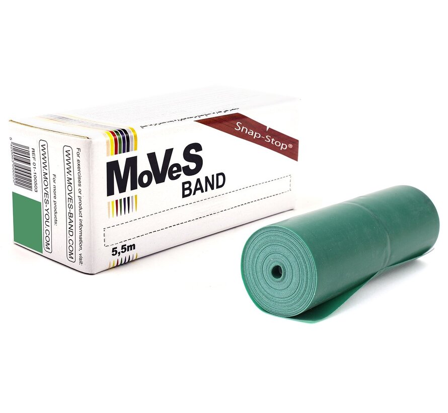 Elastische Therapieband latex 5,5 m - In 3 kleuren en 3 sterktes beschikbaar