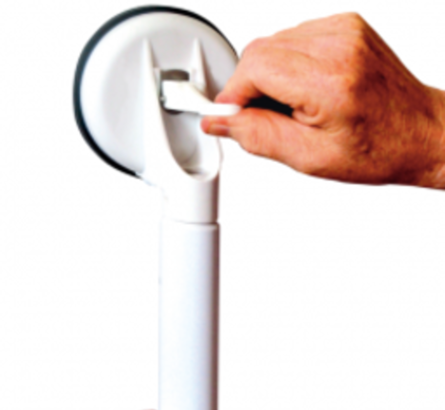 Wandbeugel met zuignap