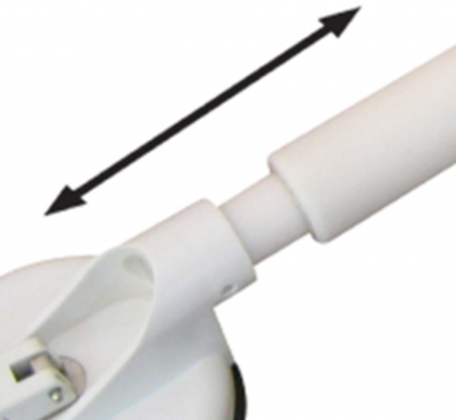 Wandbeugel met zuignap