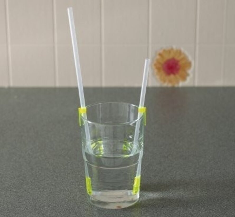 Aangepast rietje met terugloopbeveiliging