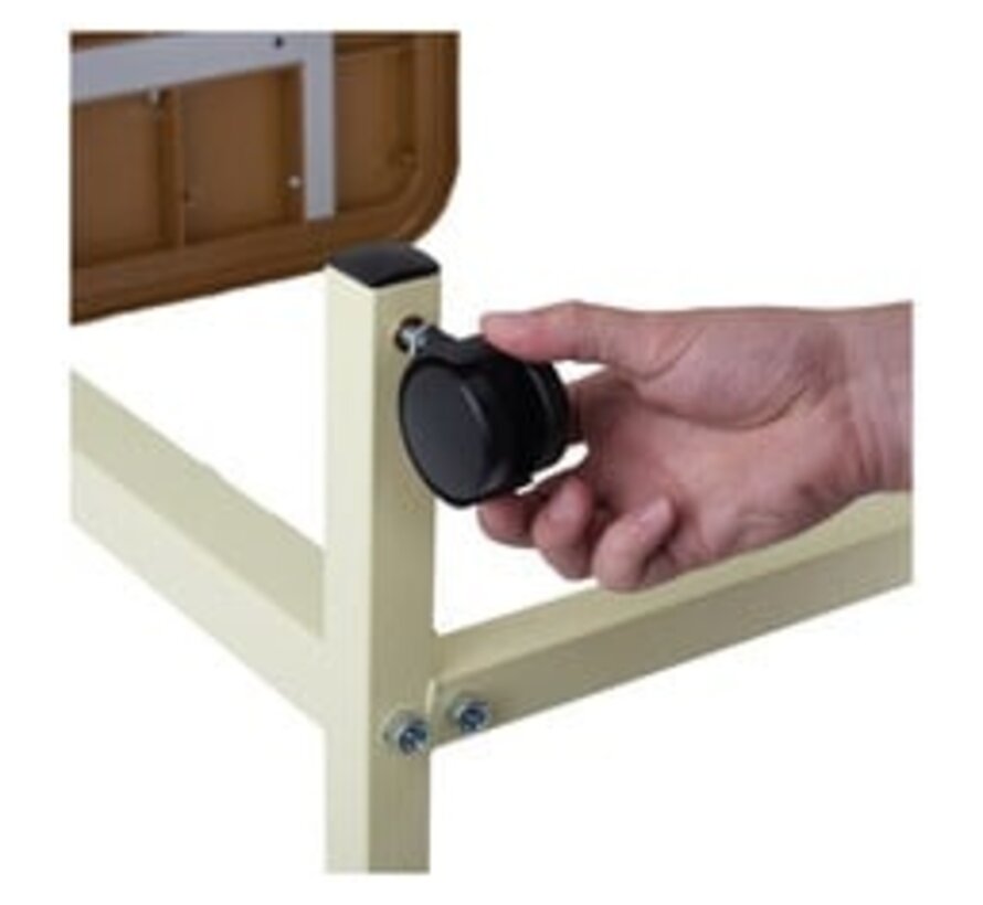 Bedtafel Days - hoogteverstelling met gasveer