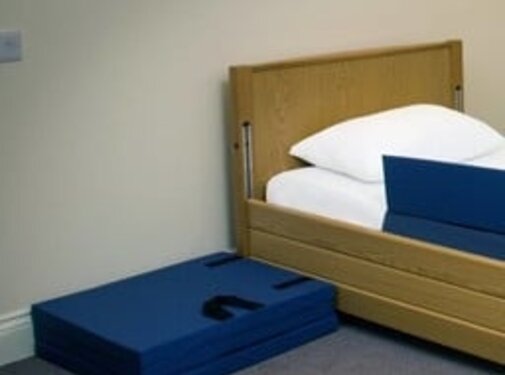 Uitvalmat voor naast het bed