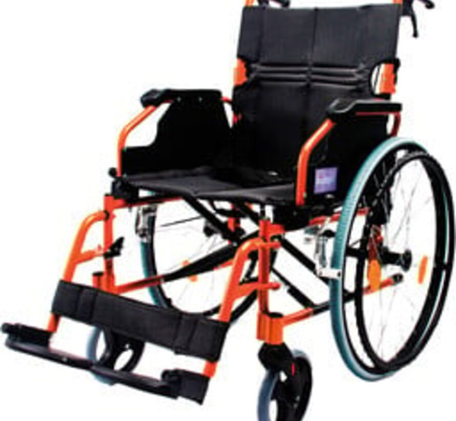 Deluxe lichtgewicht rolstoel - verkrijgbaar in verschillende kleuren