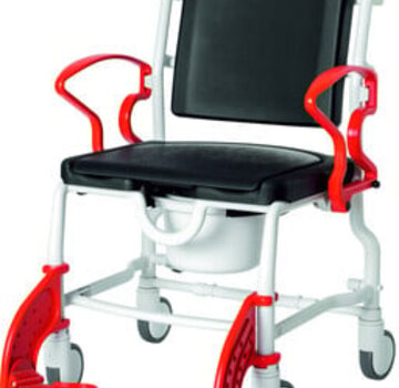 Douche/toiletstoel voor zwaarlijvigen