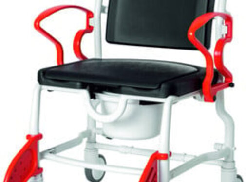Douche/toiletstoel voor zwaarlijvigen