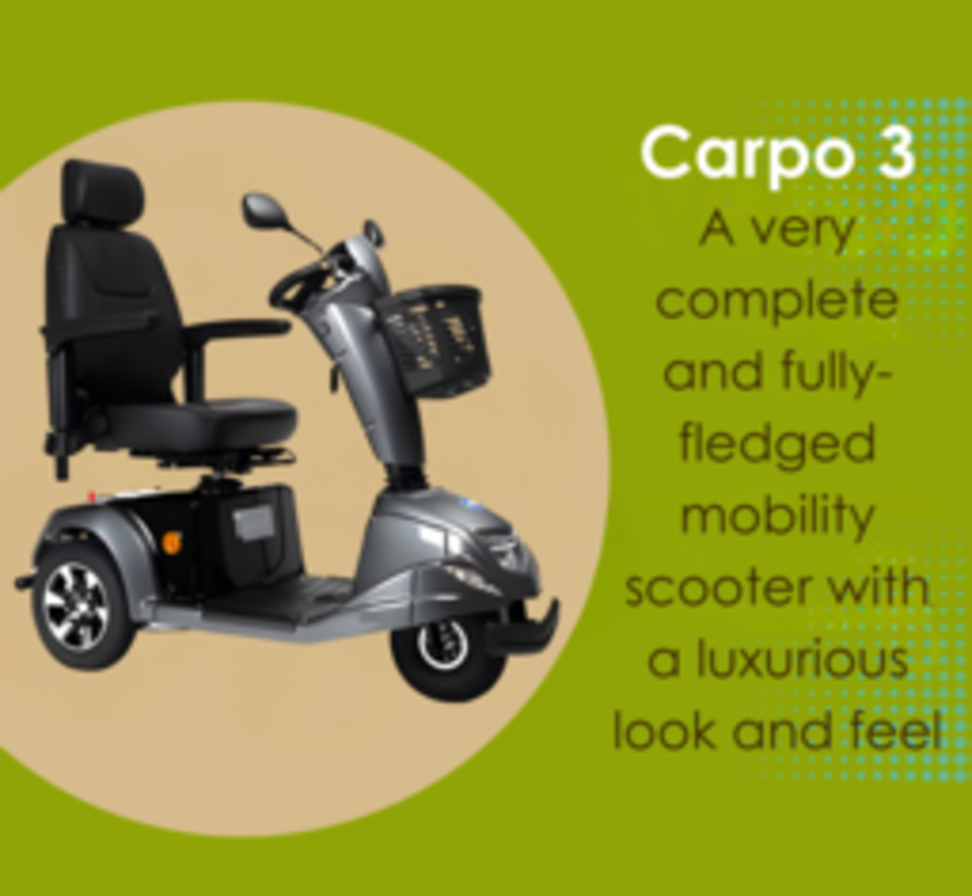 Carpo 3 buitenscooter met 3 wielen