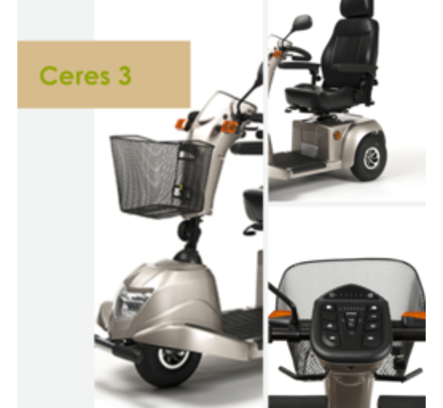 Ceres 3 binnen- en buitenscooter