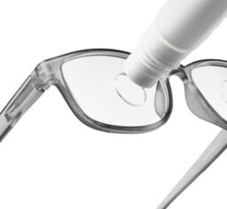 Bril om gemakkelijk oogdruppels toe te dienen
