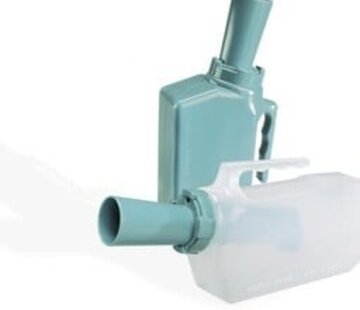 Urinaal met terugloop beveiliging - man