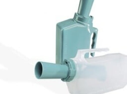 Urinaal met terugloop beveiliging - man