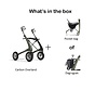 Carbon Overland rollator: ergonomisch en modern design