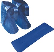 Set van magnetronbestendige pantoffels en nekwarmer