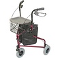 Lichtgewicht Tri Walker met tas en mand