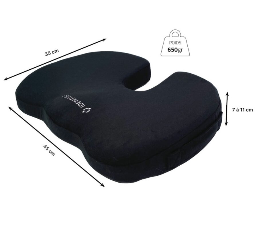 Zitkussen met uitsparing voor het heiligbeen