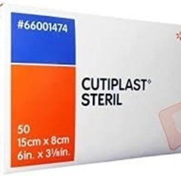 Cutiplast wondverbanden, 15 x 8 cm, steriel