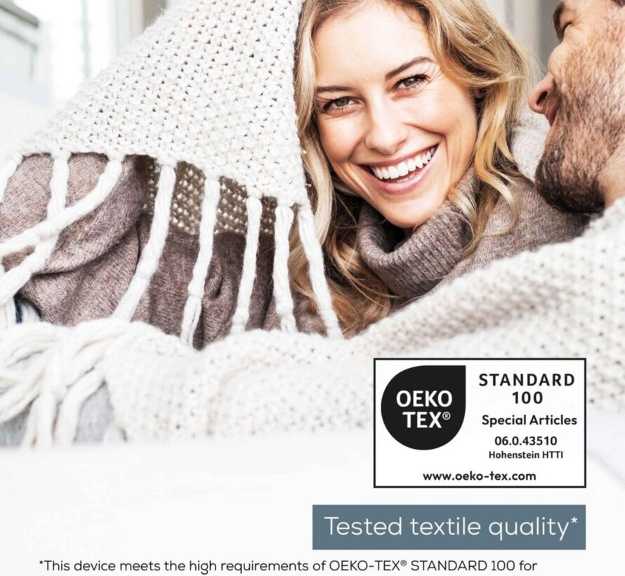 Cosy elektrische bovendeken, taupe