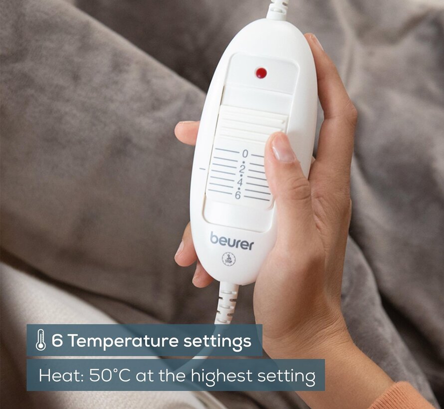 Cosy elektrische bovendeken, taupe