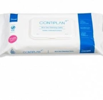 Clinell Contiplan incontinentie doekjes (Pak van 25 doekjes)