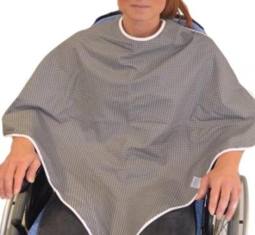 Vierkante waterdichte slab, 72 x 90 cm, grijs