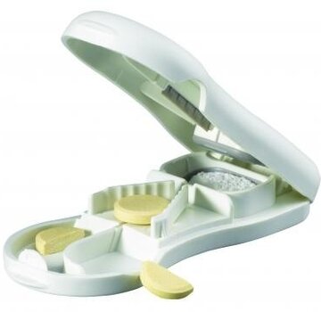 Dagelijkse pillendoos Medi-7 Trio, wit, 3 in 1